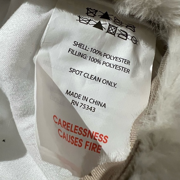 Tahari Home Faux Fur Pillow - Picture 5 of 5